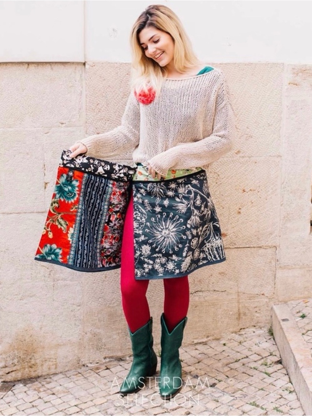 ZAND Amsterdam • Reversible & Adjustable Wrap Skirt || One Size Fits Most!